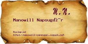 Manowill Napsugár névjegykártya